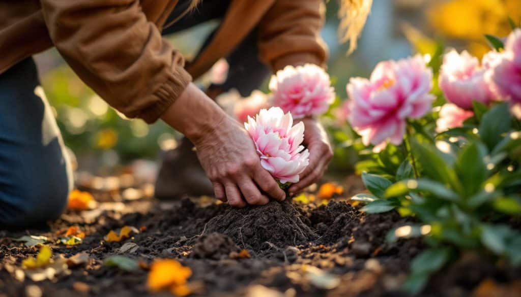 apprenez quand et comment diviser vos pivoines herbacées en octobre pour garantir une floraison spectaculaire au printemps suivant. conseils pratiques de jardinage pour des pivoines en pleine santé !