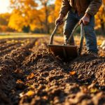 Préparer le sol du potager en octobre : labour, amendement et engrais de fond