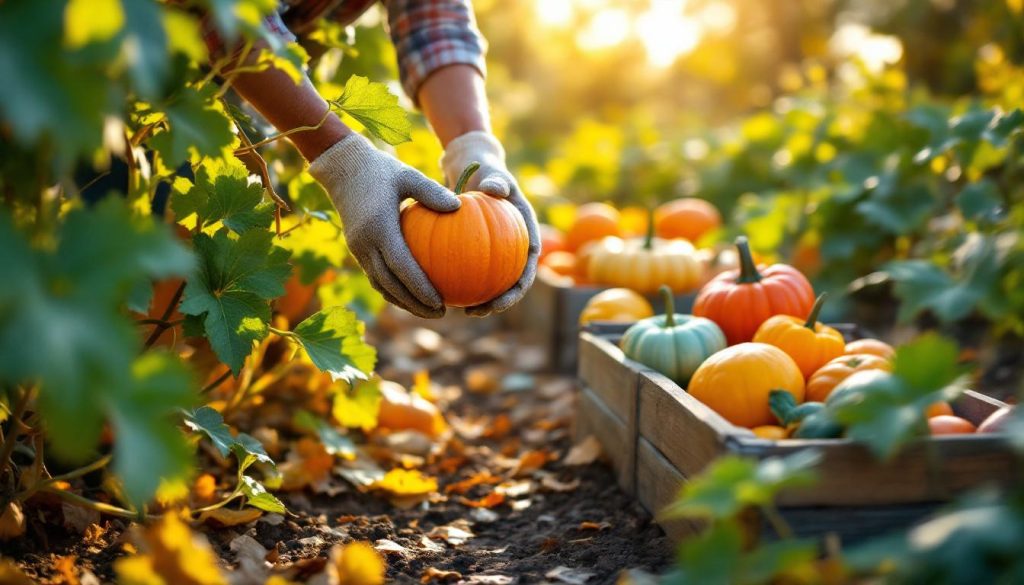 découvrez nos conseils pratiques pour bien récolter et conserver vos courges et potirons en octobre. astuces, méthodes de stockage et secrets pour profiter de vos récoltes tout l'hiver !