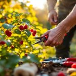 Tailler les framboisiers en octobre : rabattage des tiges après fructification